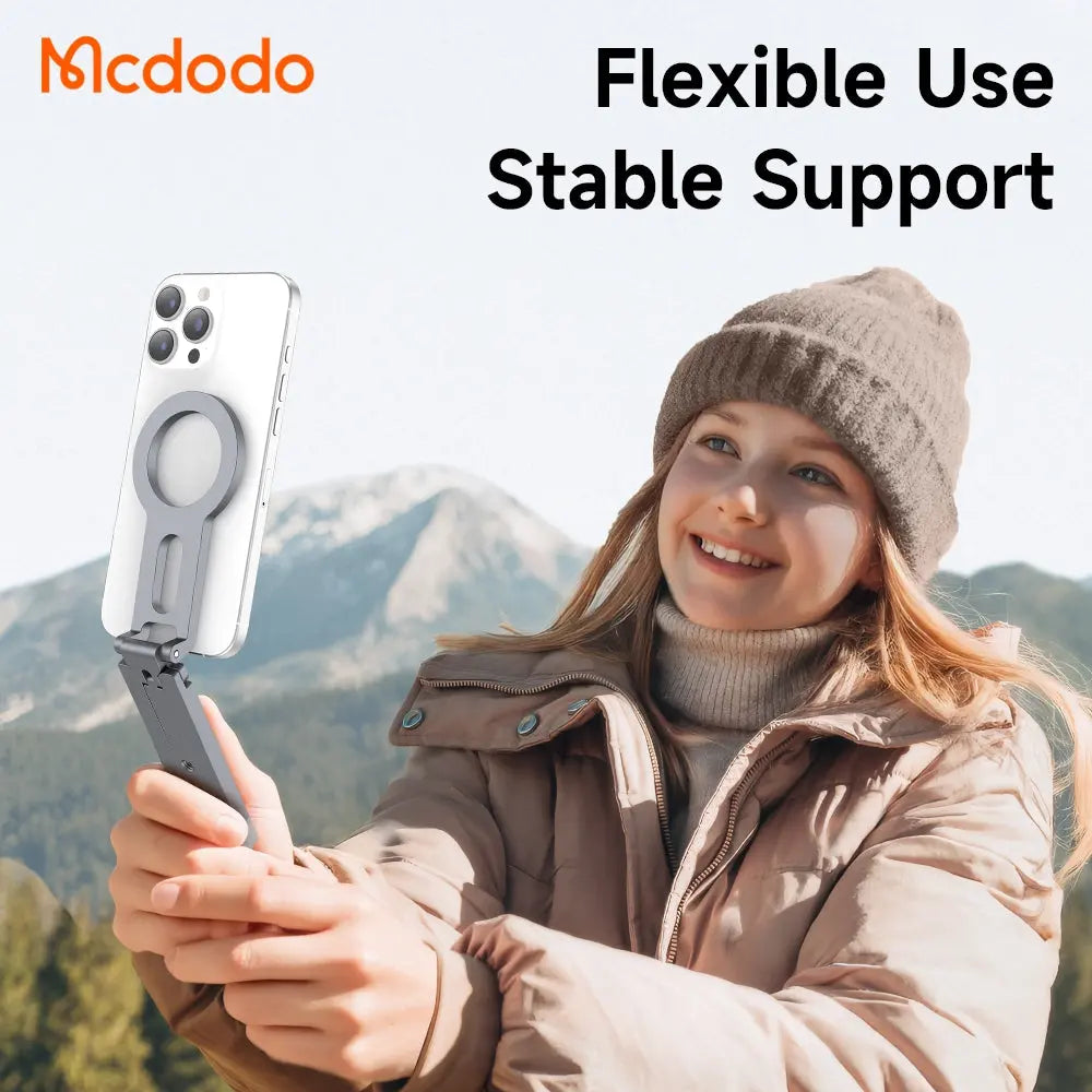 Mcdodo Mobile Phone Shooting Magnetic Stand Phone Stand Mini Tripod Phone Tripod TB-6210 Tech House Singapore