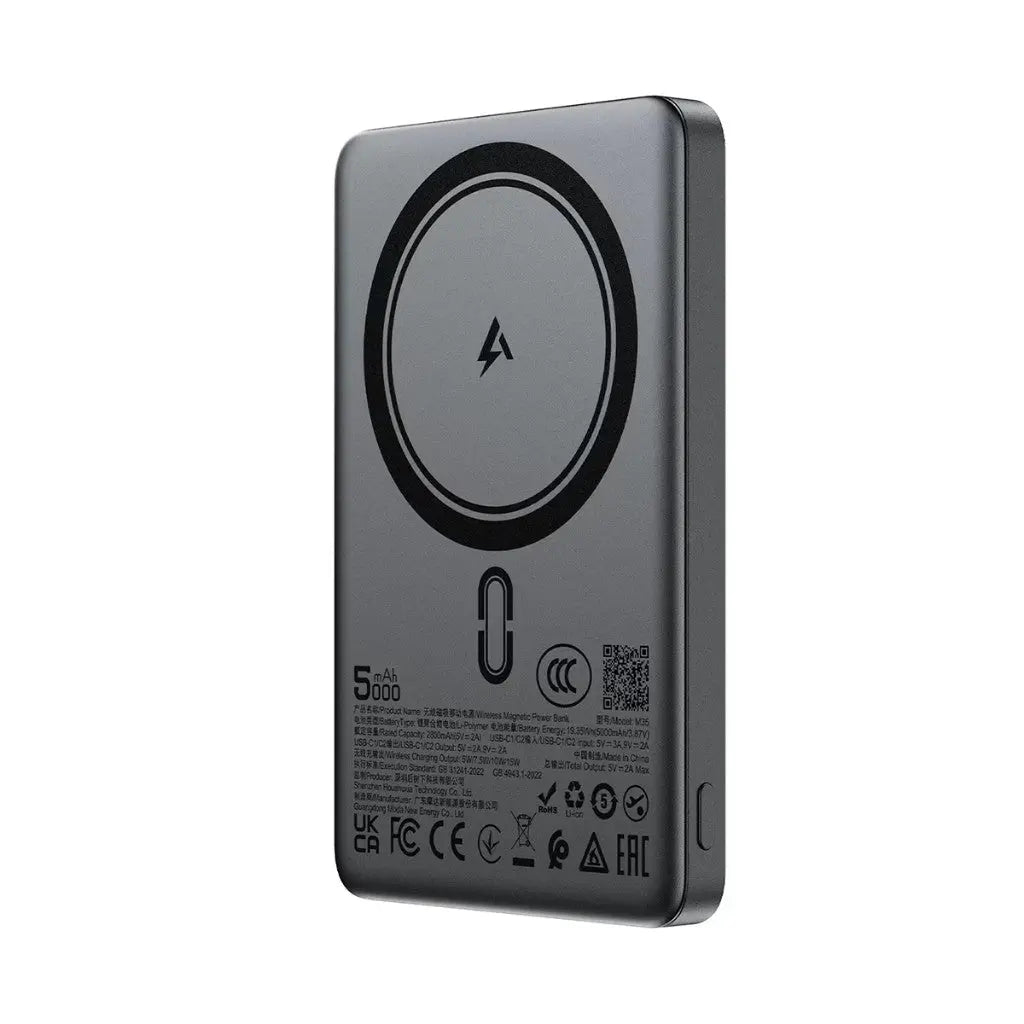 Acefast M35 5000mAh Magnetic Wireless Power Bank 18W Fast Charging [CCC Certified] Tech House Singapore