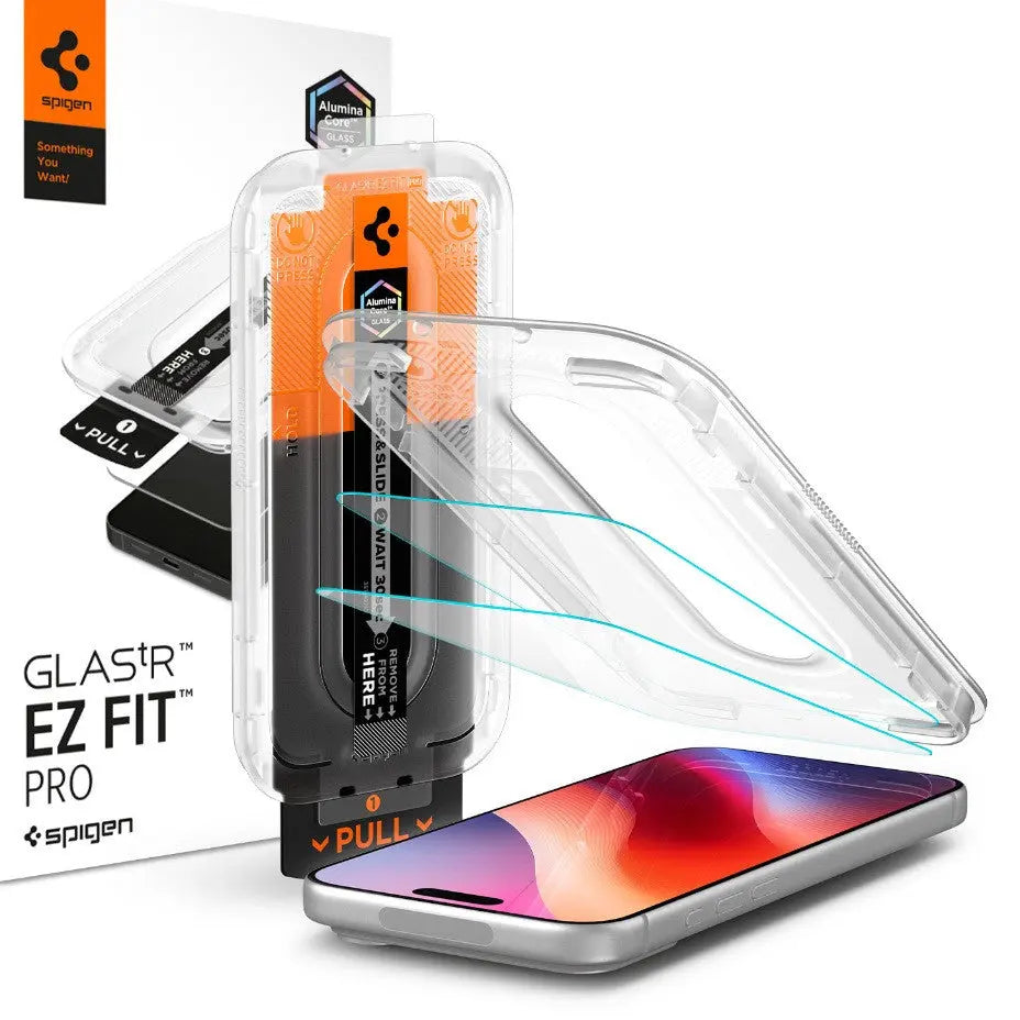 Spigen [2 Pack] iPhone 18 Pro Max / 17 Pro Max / 16 Pro Max Screen Protector EZ Fit Pro HD Tech House Singapore