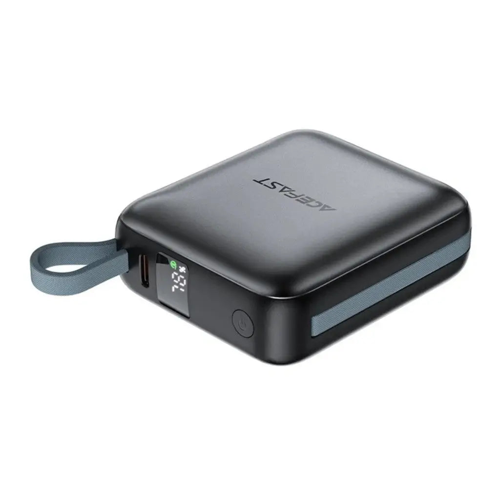 Acefast M23 Power Bank 10000mAh PD 22.5W Built-In Dual USB C and Lightning Cables [CCC Certified] Tech House Singapore