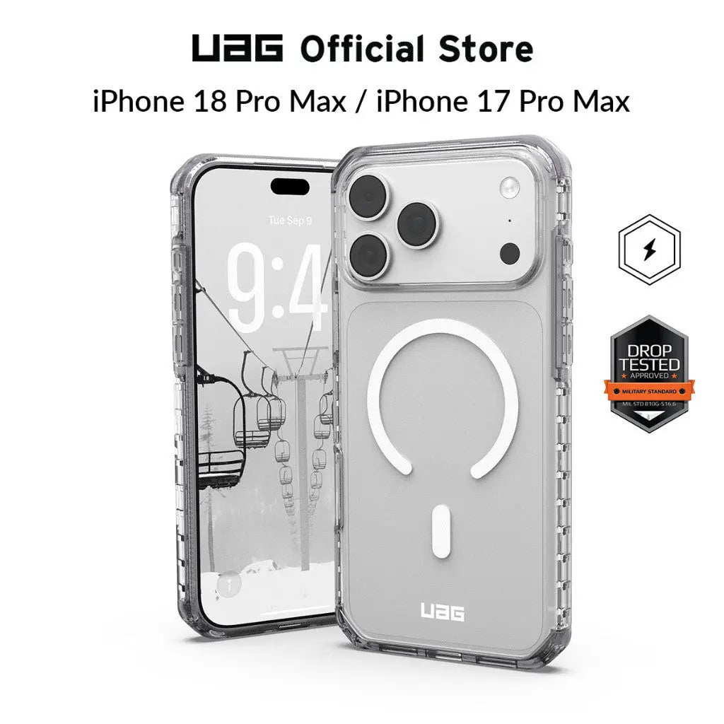 UAG iPhone 18 Pro Max / 17 Pro Max Case 6.9" Plyo LT Magnetic Phone Case Clear Case Lightweight Slim Case Tech House Singapore
