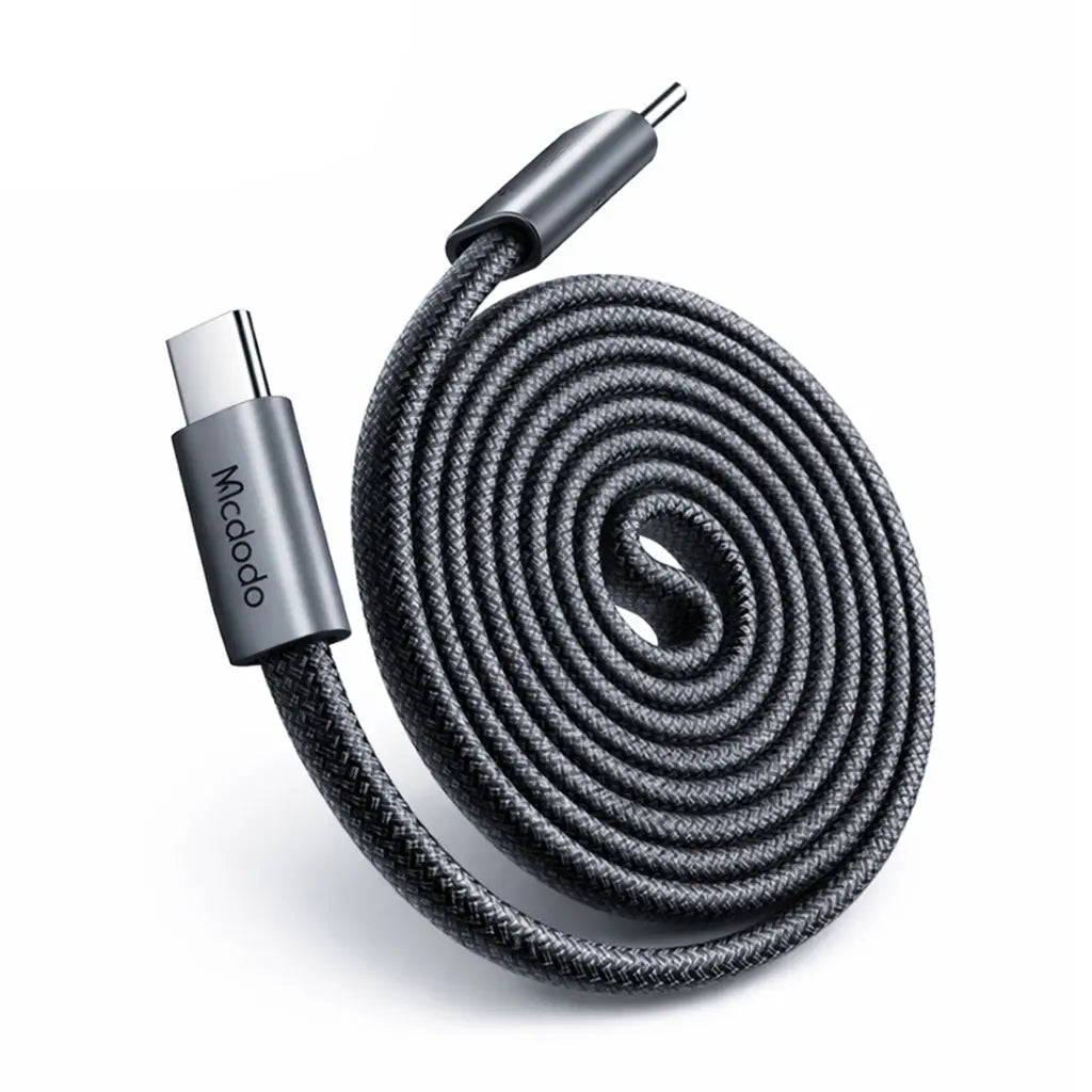 Mcdodo USB-C to USB-C Cable 240W Fast Charging Magnetic Self-Winding Cable 1M CA-9900 Tech House Singapore