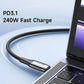 Mcdodo USB-C to USB-C Cable USB 4.0 240W Fast Charging PD 3.1 Cable 1.2M CA-2990 Tech House Singapore