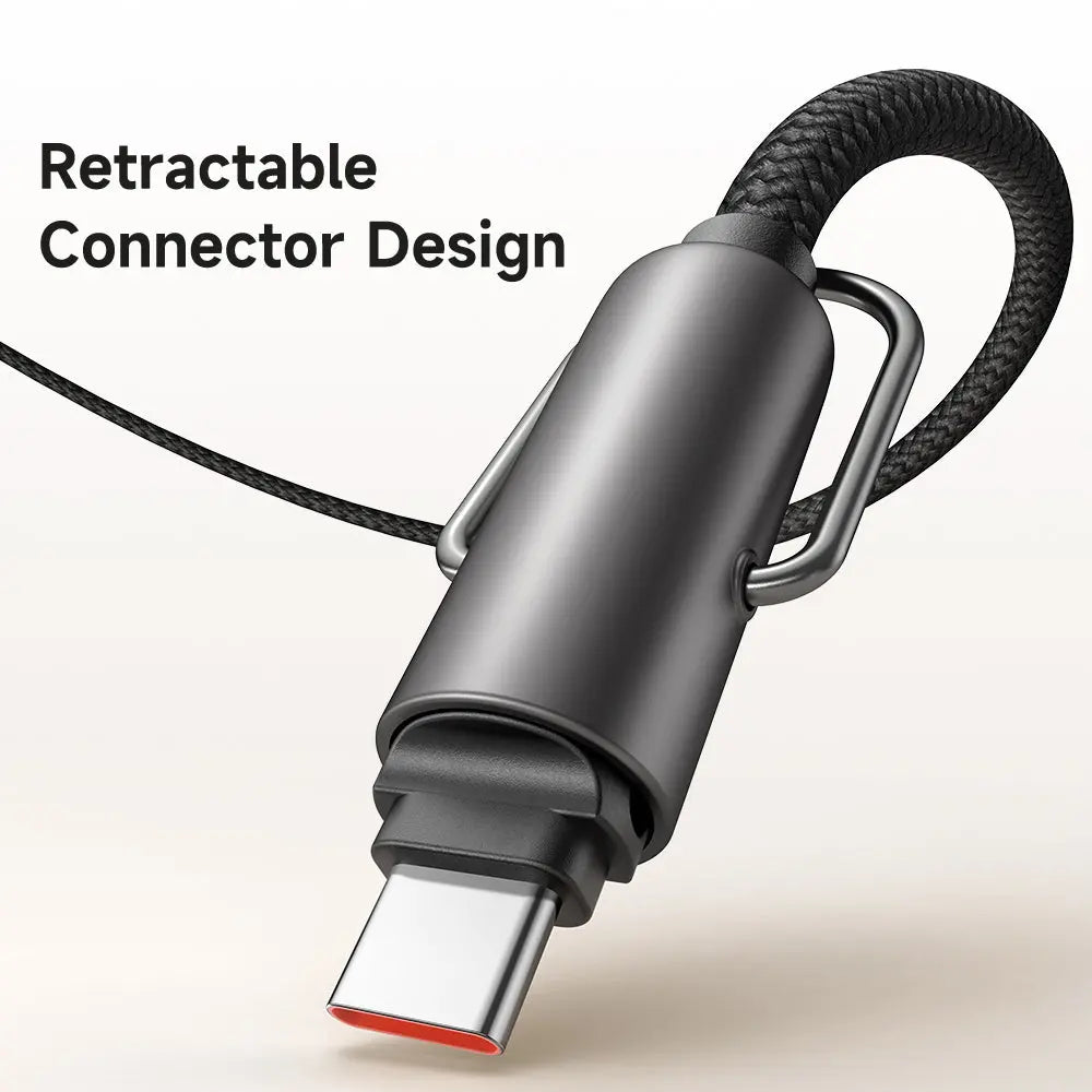 Mcdodo 2-in-1 USB-C to USB-C Cable 60W Fast Charging Crossbody Phone Lanyard 1.2M CA-6830 Tech House Singapore