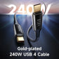 Mcdodo USB-C to USB-C Cable USB 4.0 240W Fast Charging PD 3.1 Cable 1.2M CA-2990 Tech House Singapore