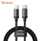 Mcdodo USB-C to USB-C Cable 60W Fast Charging Cable with Charging Light 1M CA-4410 Tech House Singapore