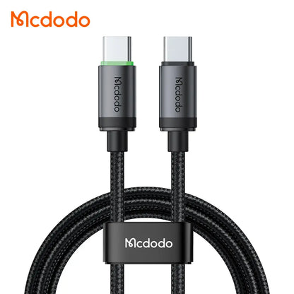 Mcdodo USB-C to USB-C Cable 60W Fast Charging Cable with Charging Light 1M CA-4410 Tech House Singapore