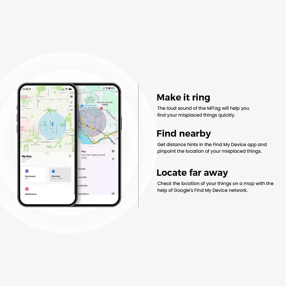 MiLi MiTag Duo with leather case Item Finder Luggage Locator Global GPS Tracking Keys Finder for iOS & Android Tech House Singapore