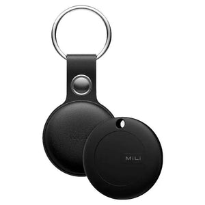 MiLi MiTag Duo with leather case Item Finder Luggage Locator Global GPS Tracking Keys Finder for iOS & Android Tech House Singapore