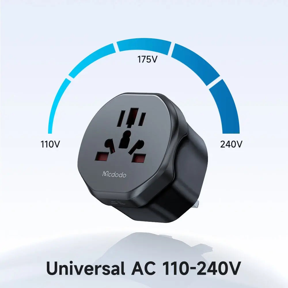 Mcdodo Universal Travel Adapter (UK Plug) Travel Charger for UK CP-4540 Tech House Singapore