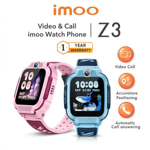 imoo Z3 Kids Smart Watch Phone 4G GPS Tracking Video Call Touchscreen Waterproof Safety Long Battery Tech House Singapore
