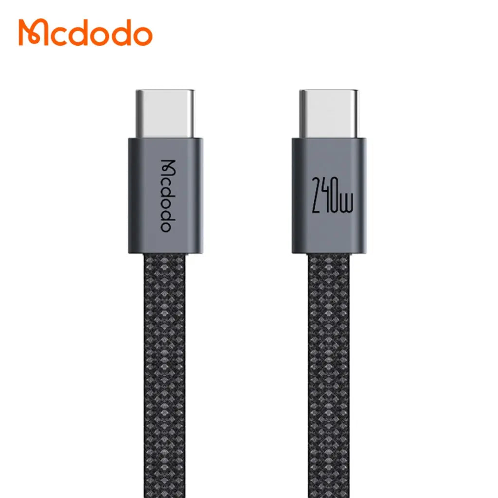 Mcdodo USB-C to USB-C Cable 240W Fast Charging Magnetic Self-Winding Cable 1M CA-9900 Tech House Singapore