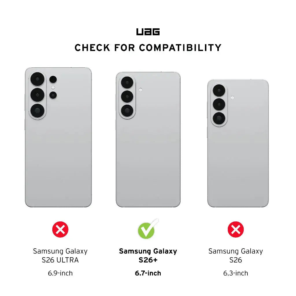 UAG Samsung S26+ Screen Protector 6.7" Glass Shield Galaxy S26 Plus Tempered Glass 9H Hardness Tech House Singapore