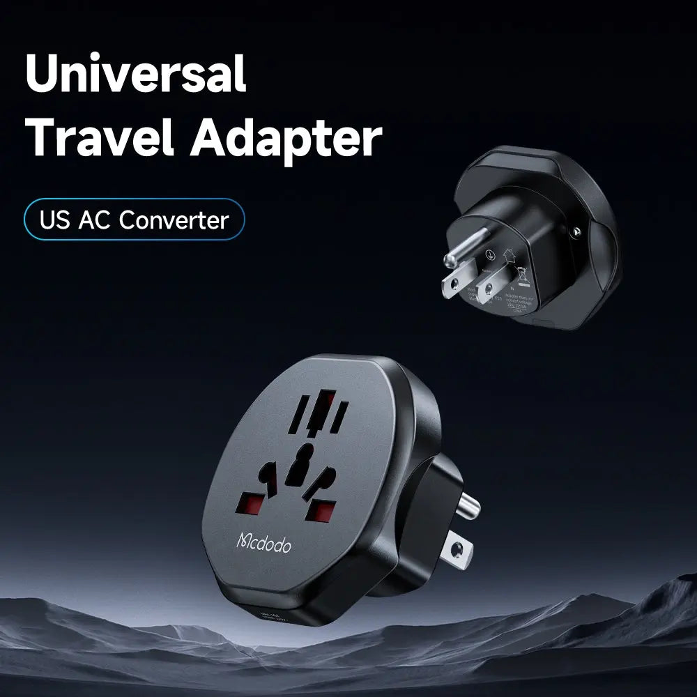 Mcdodo Universal Travel Adapter (US Plug) Travel Charger for US CP-4560 Tech House Singapore