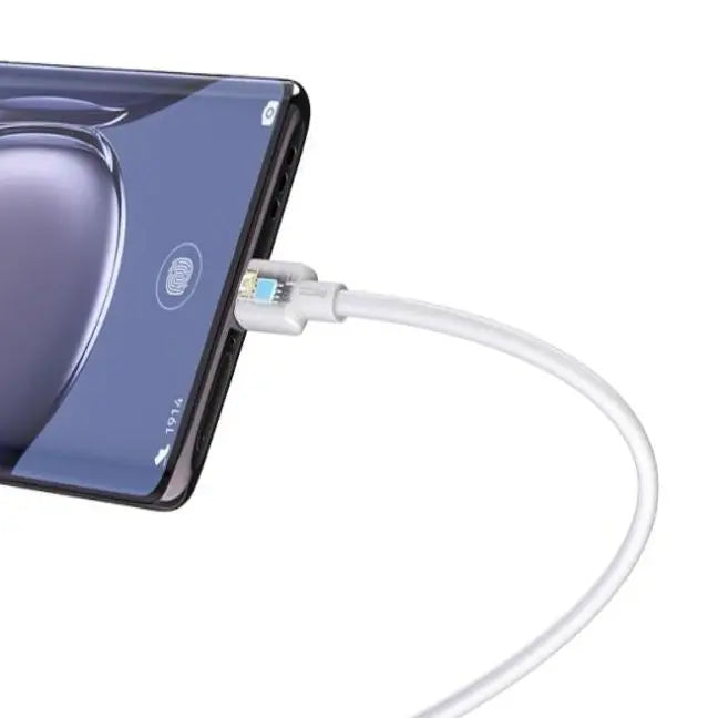 Recci USB A to Micro Cable Usb 2.4A Data Cable 1m White RS10M Tech House Singapore