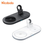 Mcdodo 3-in-1 Magnetic Charger 15W Wireless Charging Station for USB-A iWatch Charger CH-7060/CH-706 Tech House Singapore