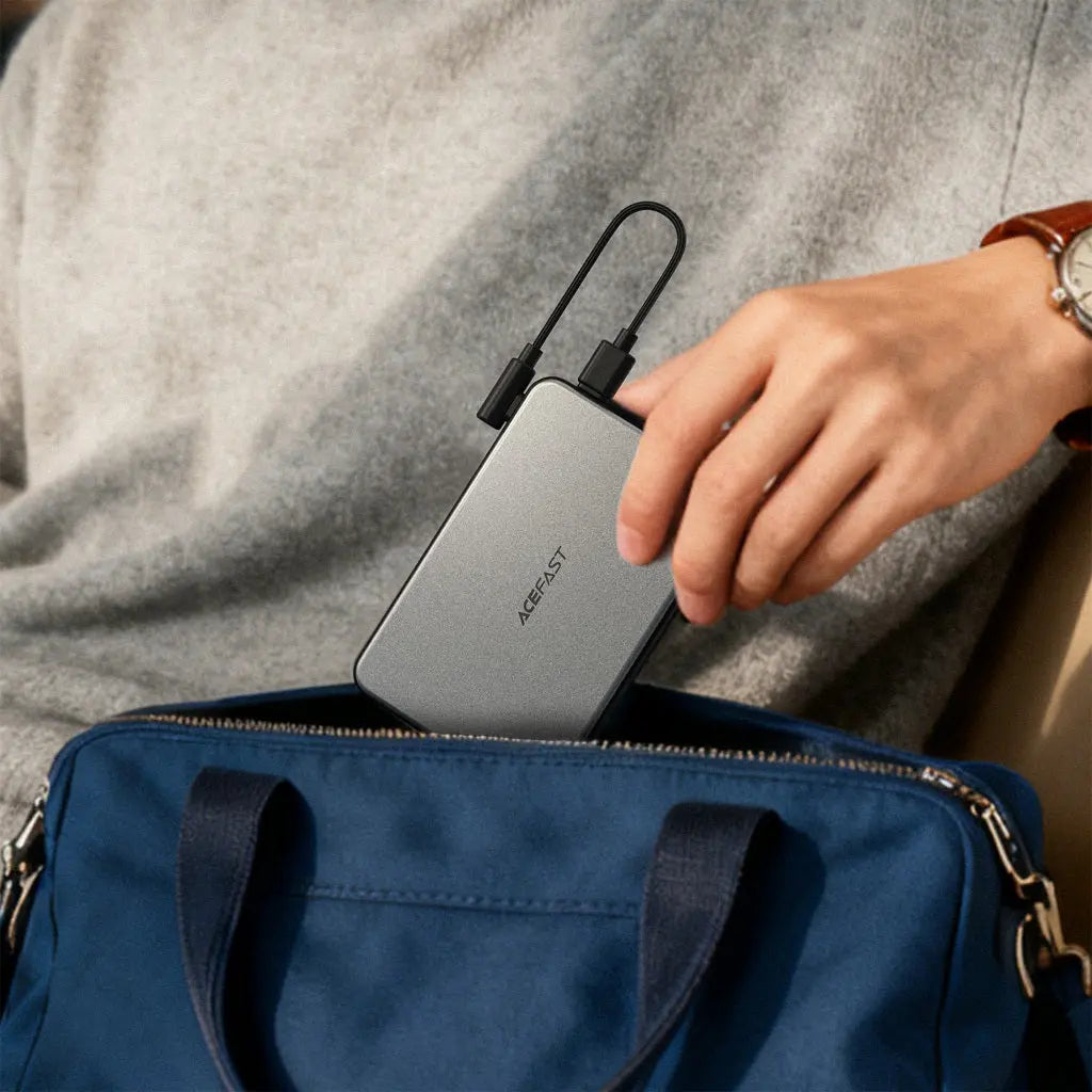 [CCC Power Bank] Acefast 5000mAh Magnetic Power Bank 15W Wireless Fast Charging 3C Certified M30 Tech House Singapore