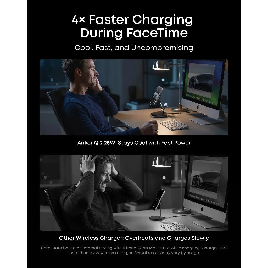 Anker Prime Wireless 3-in-1 Charging Station AirCool Dock Stand Magnetic Charger B25X7 Tech House Singapore