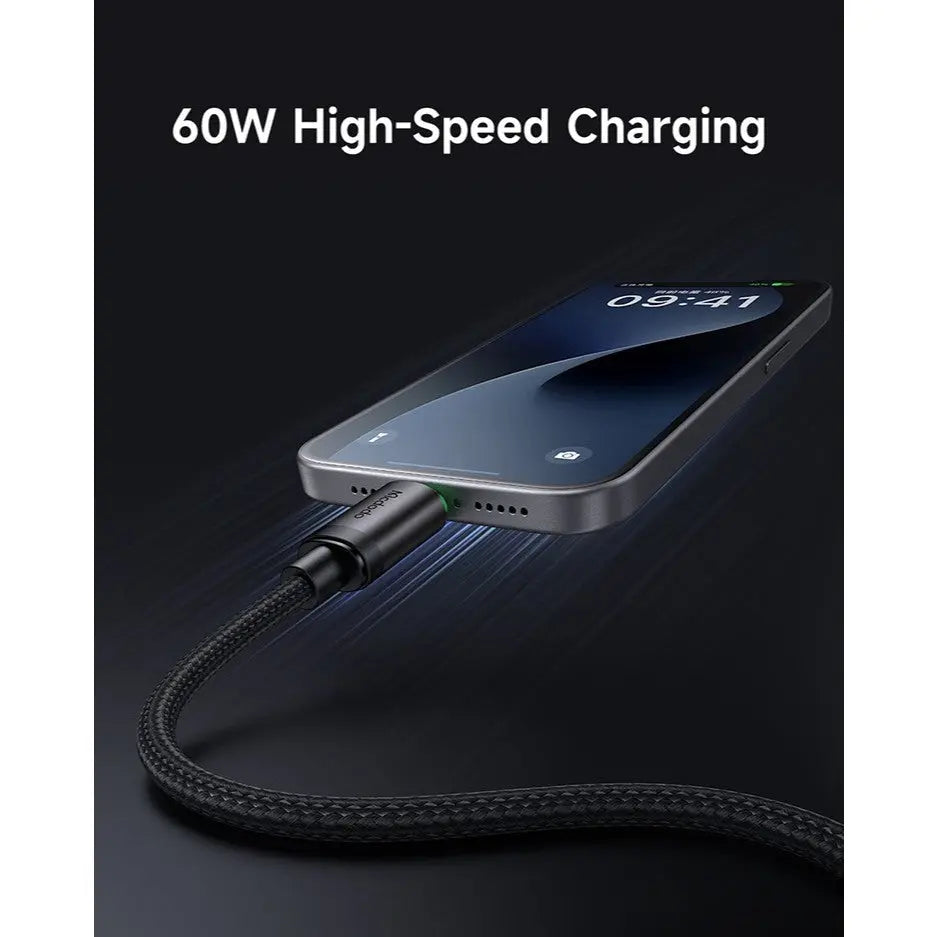 Mcdodo USB-C to USB-C Cable 60W Fast Charging Cable with Charging Light 1M CA-4410 Tech House Singapore
