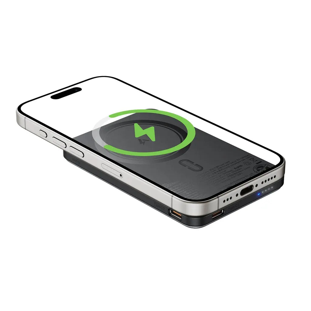 [CCC Power Bank] Acefast 5000mAh Magnetic Power Bank 15W Wireless Fast Charging 3C Certified M30 Tech House Singapore