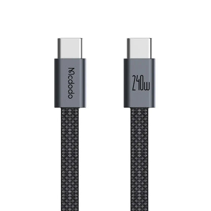 Mcdodo USB-C to USB-C Cable 240W Fast Charging Magnetic Self-Winding Cable 1M CA-9900 Tech House Singapore