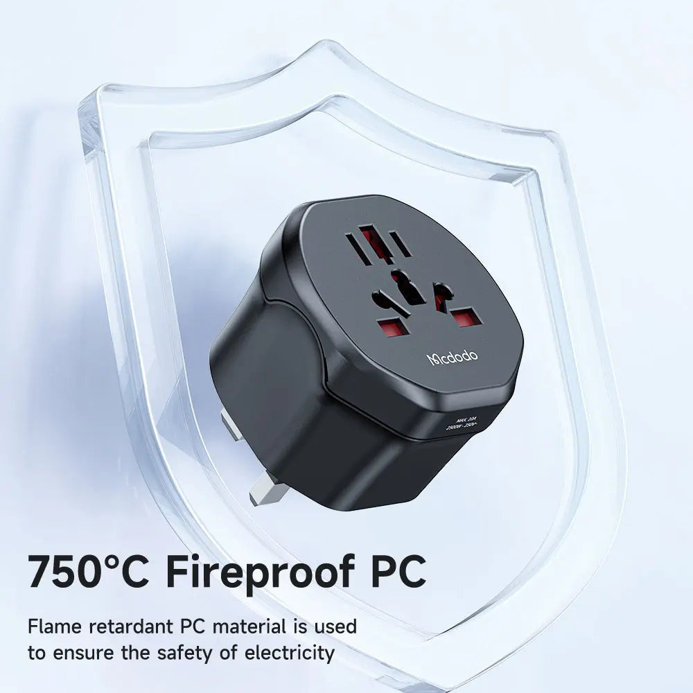 Mcdodo Universal Travel Adapter (UK Plug) Travel Charger for UK CP-4540 Tech House Singapore