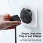 Mcdodo Universal Travel Adapter (EU Plug) Travel Charger for EU CP-4550 Tech House Singapore