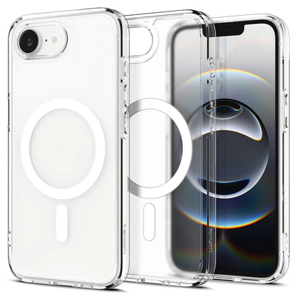 Spigen iPhone 16e Case (2025) Ultra Hybrid MagFit /Crystal Hybrid MagFit Frost Black - Tech House - Singapore
