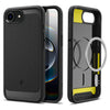 Spigen iPhone 17e Case (2026) / iPhone 16e Case Rugged Armor MagFit - Matte Black