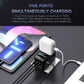 OLLOES GaN 100W Universal Travel Adapter with Smart Digital Display 3 x USB-C 1 x USB-A Fast Charging Tech House Singapore