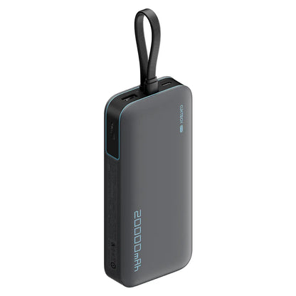 CUKTECH CP24 Power Bank 20000mAh 40W Fast Charging Built-in USB-C Cable Powerbank [CCC Certified] Tech House Singapore