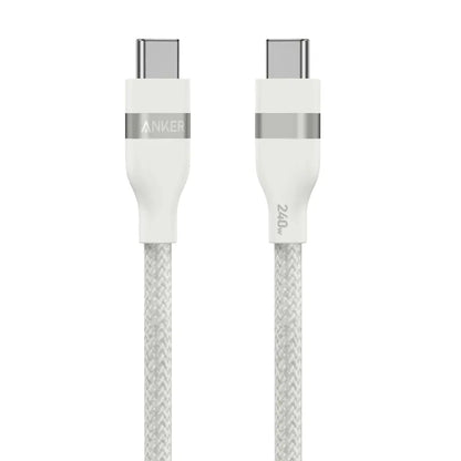 Anker USB C to USB C Cable 240W Upcycled-Braided Fast Charging Cable (3ft / 6ft) A82E2 Anker Singapore